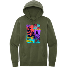 BRAND NEW RETRO KINGS BIGGIE 80s OLIVE GREEN Hoodie SMALL-4XLARGE MADE IN USA
