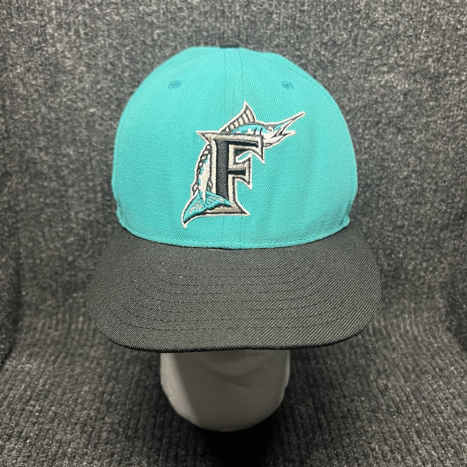 New Era Florida Marlins Cooperstown Collection Teal And Black SnapBack Hat