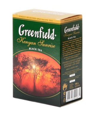 Schwarzer Tee Greenfield Kenyan Sunrise 200g Premium Blatttee Aromatisch