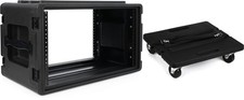 SKB rSeries Shallow Rack Roto-molded Case - 6U  SKB 1SKB-RCB Value Bundle