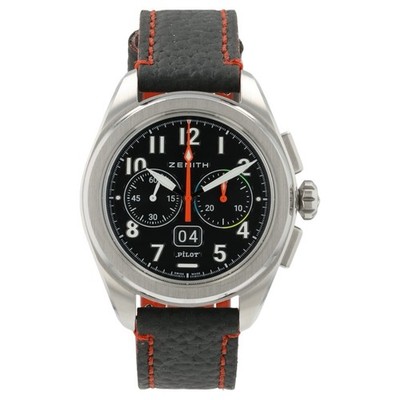 Zenith Pilot Big Date Flyback Black Dial Steel 42.5mm Automatic 03.4000.3652