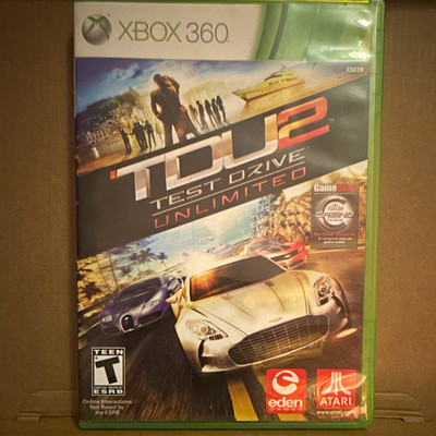 Atari Test Drive Unlimited 2 Xbox 360 Complete w/ Case & Disc T 2011 NTSC-U/C