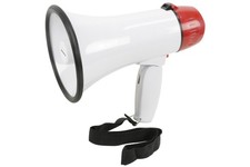 Adastra | Rechargable Megaphone With Foldable Handle Wrist Strap 10W with Siren