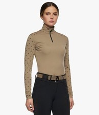 Cavalleria Toscana Damen Langarm Shirt MINI CT FLOCK PRINT - 4B00   Gr. M