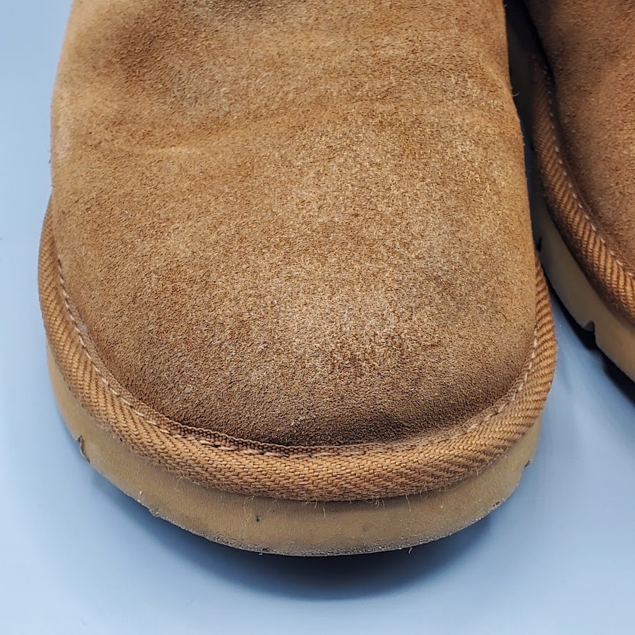 Superlamb Cow Print Sheepskin Boots Women’s Size 8B Brown White Calf Hair