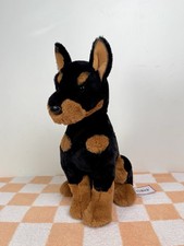 "2425 Maverick DLux Doberman Peluche Perro Douglas Cuddle Toys 18"" Sentado Nuevo De Lujo"