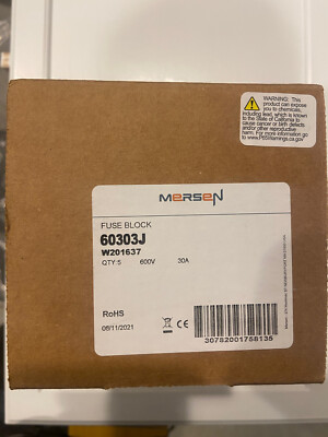 Mersen Fuse Block 60303J W201637 Box Of 5