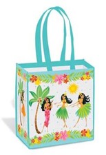 Hawaiian Eco Tote Shopping Bags Island Hula Dancers Aloha Hawaii Farms Market N