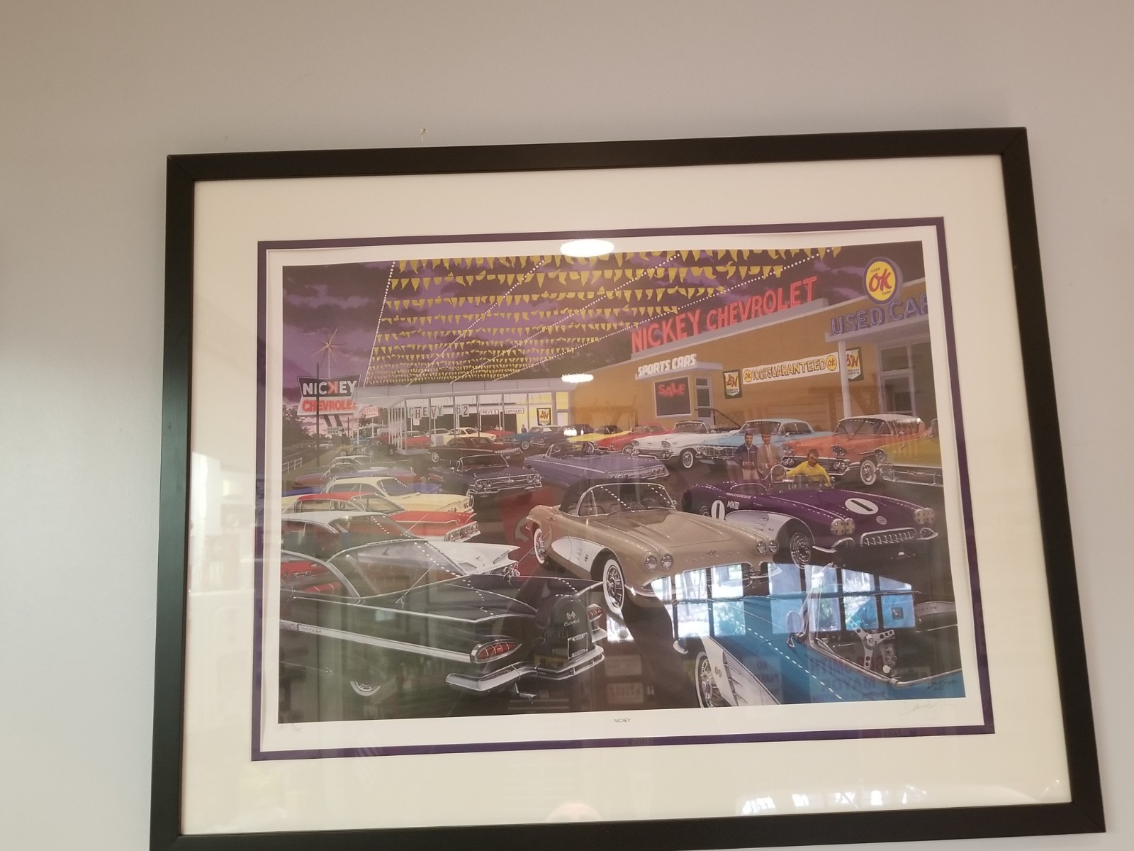 David Snyder Car Art Nickey AP 13 of 95 Large Collection Available