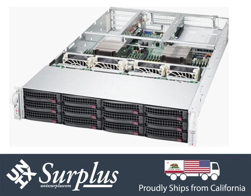 Custom 9361-8i RAID Server 2U 12 Bay SAS3 X10DRU-i+ 2x E5-2640 v4 128GB RAM