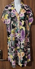 LIPSY Tropical Print Lightweight Utility Shirt Dress  - UK 10 / EU 38