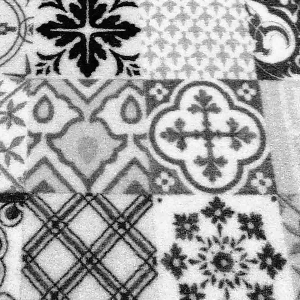 Teppichläufer Brücke Läufer Kachel Fliesen Mosaik Wunschmaß Anti-Rutsch Waschbar - Bild 3 von 4