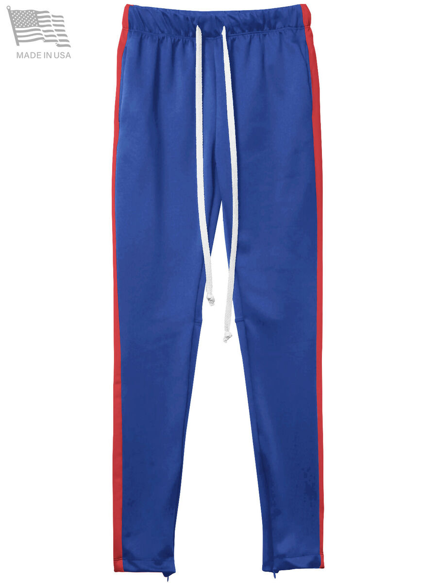 Mens Track Pants Striped Joggers Sweatpants Slim Fit Zipper Mens Track Pants Striped Joggers Sweatpants Slim Fit Zipper