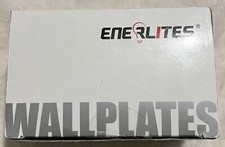 1-Gang Single Decorator Outlet / Switch Wall Plate Cover, White 10 Pack