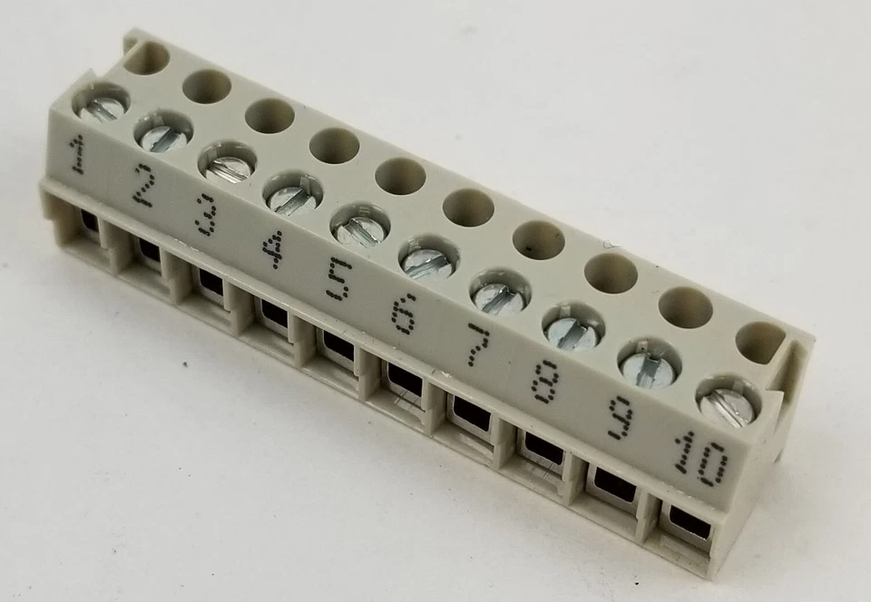50 Wieland 25.600.3053.0 Terminal Block 10 Position Pluggable 5mm 22-12 AWG NEW - Image 2 of 4