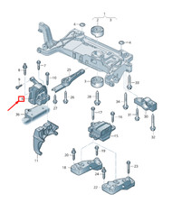 Support moteur Volkswagen SHARAN