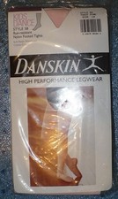 NEW Nylon Footed Tights DANSKIN Kids Dance Ballet style 58 PINK Girls LG 12 14