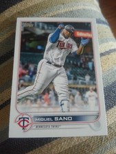 MIGUEL SANO 2022 TOPPS #123 FREE SHIPPING