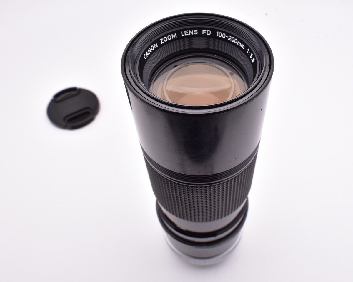 Canon Zoom Lens FD 100-200mm f/5.6 Lens & Caps (#12811) | eBay