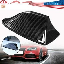 1x Car Roof Am Fm Radio Shark Fin Antenna Aerial Cover Carbon Fiber Functional