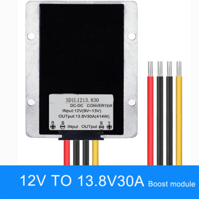 DC 12V To DC 13.8V 30A 414W Step Up Power Supply Converter Regulator Module