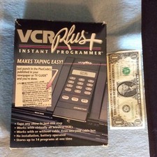 VCR Plus  Instant Programmer By Gemstar- New In Original Box-circa 1991