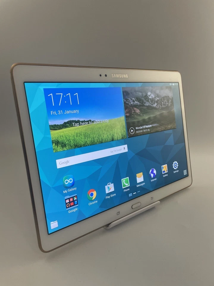 Samsung Galaxy Tab S 10.5 SM-T805 White Unlocked 16GB 8MP Android Tablet - Image 3 of 4