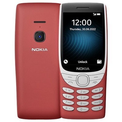 Nokia 8210 Red 4G Dual SIM 2.8''TFT LCD 0.3MP FM radio 1450mAh Phone CN FREESHIP