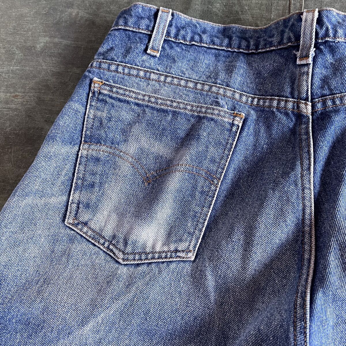 Vintage 80s Levis 505 Orange Tab Denim Blue Jeans Mens 38x28 Vintage 80s Levis 505 Orange Tab Denim Blue Jeans Mens 38x28