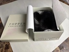 Jon Renau Topper Collection Wig  356 Easipart 12” Color :1B Hot Fudge