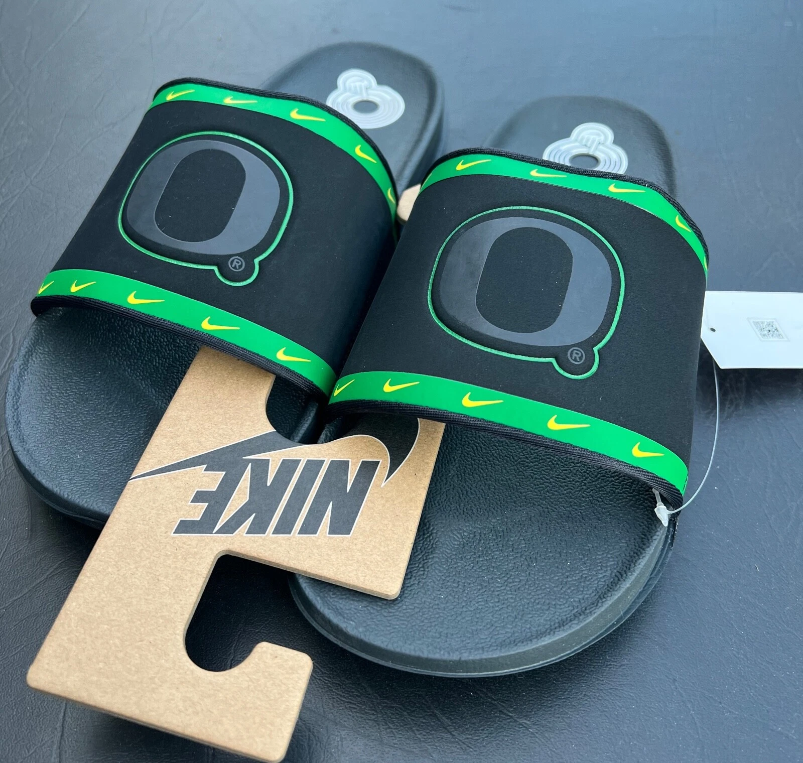 Sandali Nike Oregon Ducks Team Off Court Slide Uomo 9 Donna 10 5 NUOVI