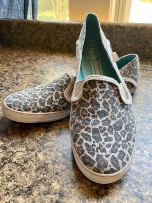 keds leopard slip on