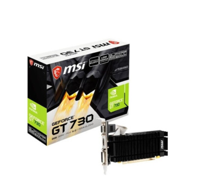 MSI GeForce GT 730 2GD3H/LPV1 Grafikkarte 2GB DDR3 DVI/VGA/HDMI - in OVP