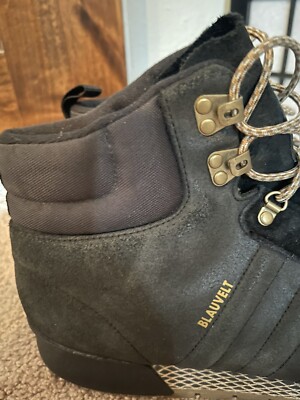 Adidas Jake Blauvelt Boot Men's Size 13/ 48EU black Leather Hiking