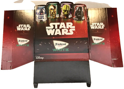 Star Wars Store Display Trident White Toothpaste Darth Vader Yoda C3PO ...