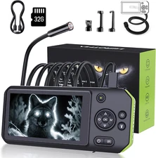Borescope with Night Vision Function  Endoscope Borescope Camera Diameter 0.34In