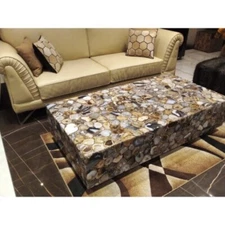 36"x24" Wild Agate Dining Table Top, Sofa Center Furniture Table Top Home Decor 