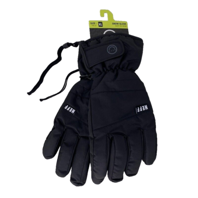 NWT NEFF Snow Glove XL Winter Gloves Snowboard Ski Black Sure Grip