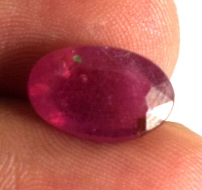 Mosambik Oval Roter Rubin 3,50 Karat Natürlicher Loser Edelstein AGI Zertifiz...
