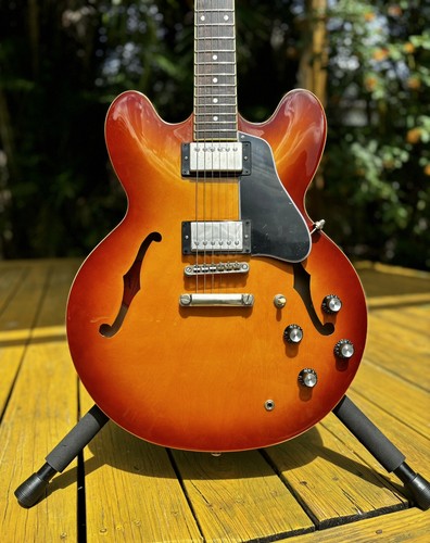 Epiphone Inspired By Gibson ES-335 Semi Hollow Body Electric Guitar Ice Tea - Picture 2 of 18