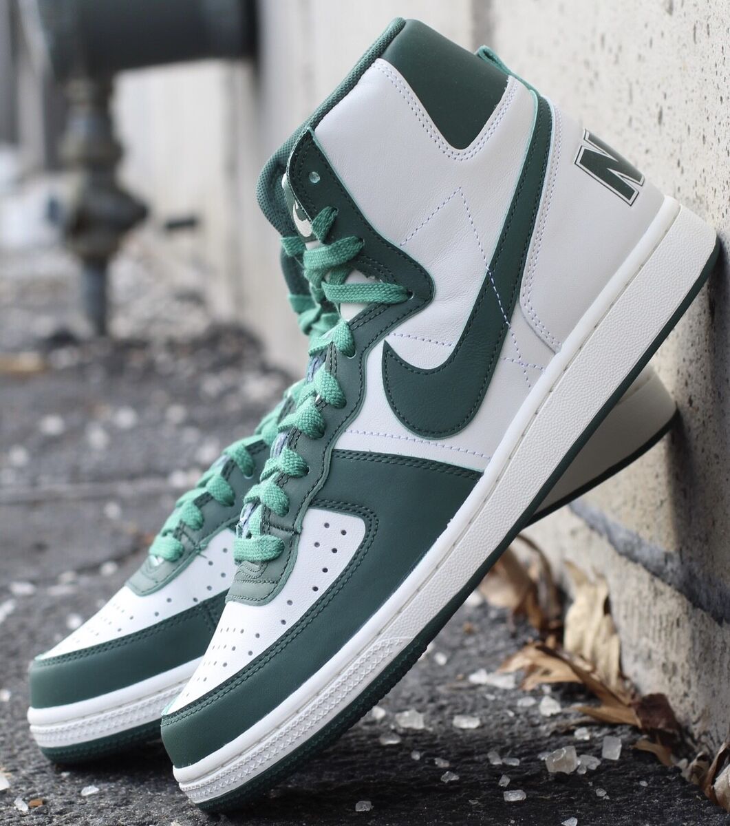 Nike Terminator High Noble Green White FD0650-100 Mens New | eBay