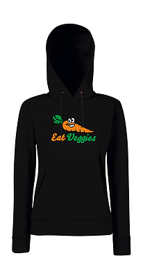 Eat Veggies Girlie Kapuzenpullover 