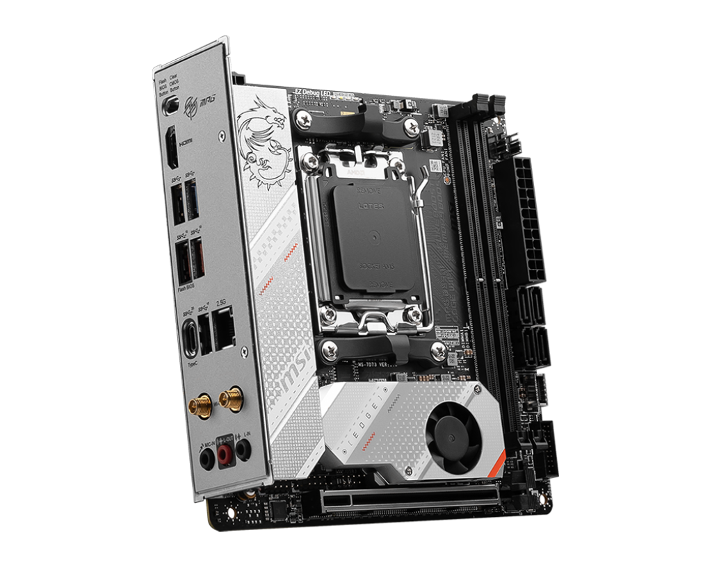 FOR MSI MPG B650I EDGE WIFI DDR5*2 128GB AM5 AMD HDMI Mini-ITX
