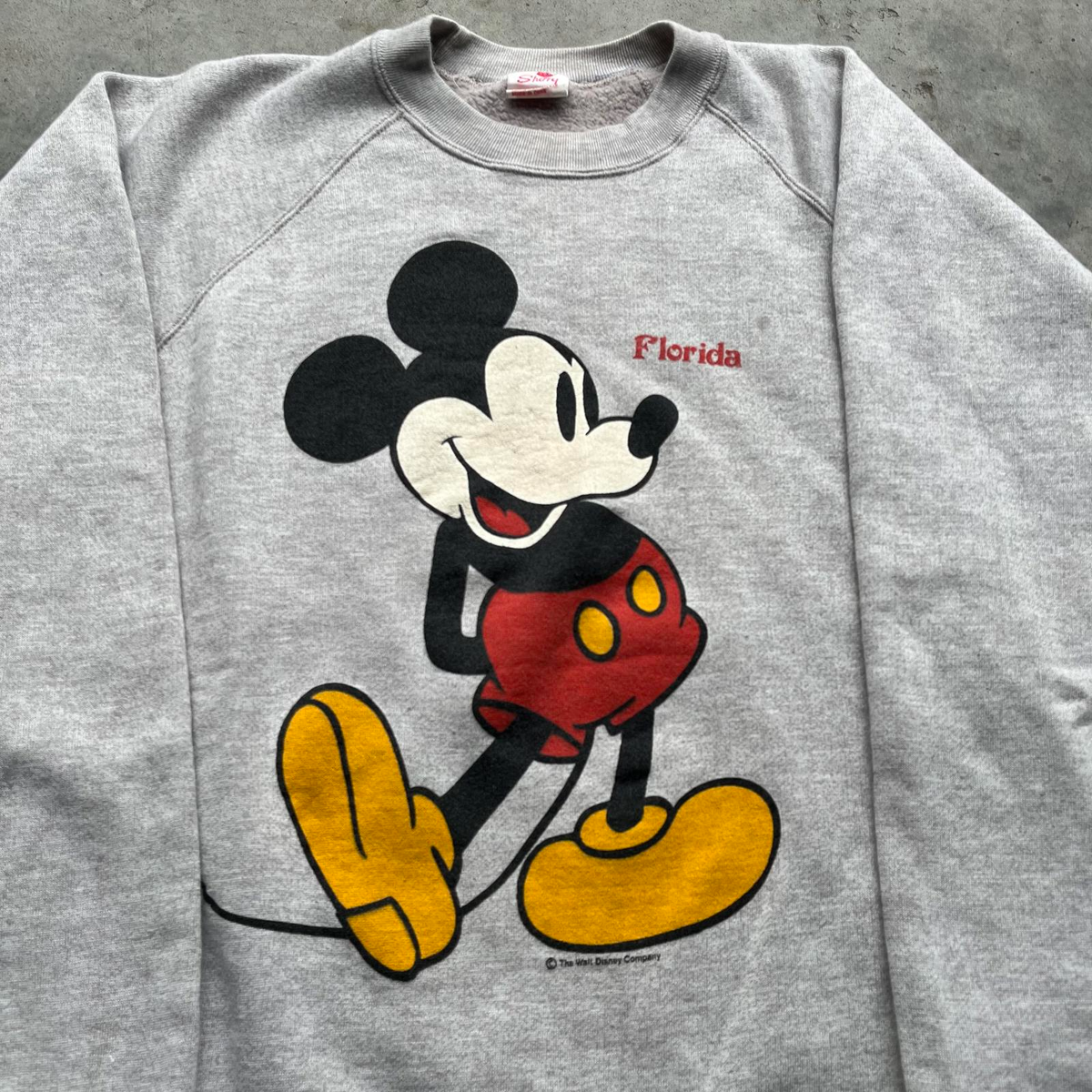 Vintage 70s Disney World Mickey Mouse Florida Sweatshirt | eBay