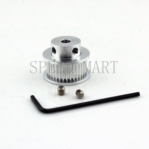 60-Tooth GT2 Aluminum Timing Belt Pulley For 3D Printers - 5mm Bore, 2mm Pitch, High Precision & Anti-Backlash
