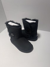 New UGG Toddler  Bailey Button II Black Size 11