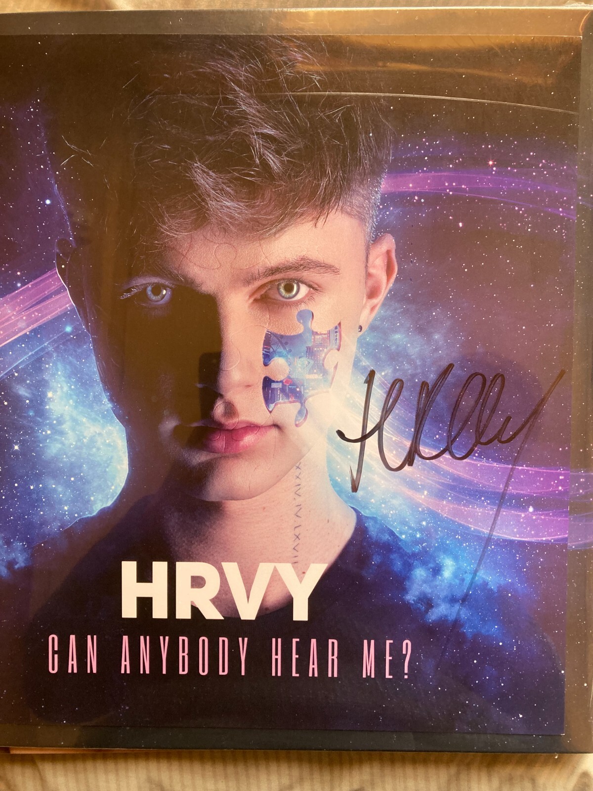 HRVY CAN ANYBODY HEAR ME LIMITED EDITION SIGNED VINYL LP, NEW AND SEALED