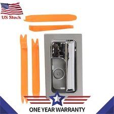 Inner Door Handle W/ Chrome Lever 9L3Z1522600CB Fit For 09-14 Ford F-150 Silver 