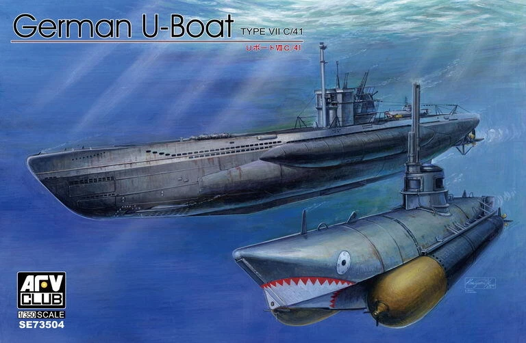 AFV CLUB 1 350 German U Boat Type VIIC41 Submarine AFV73504 eBay