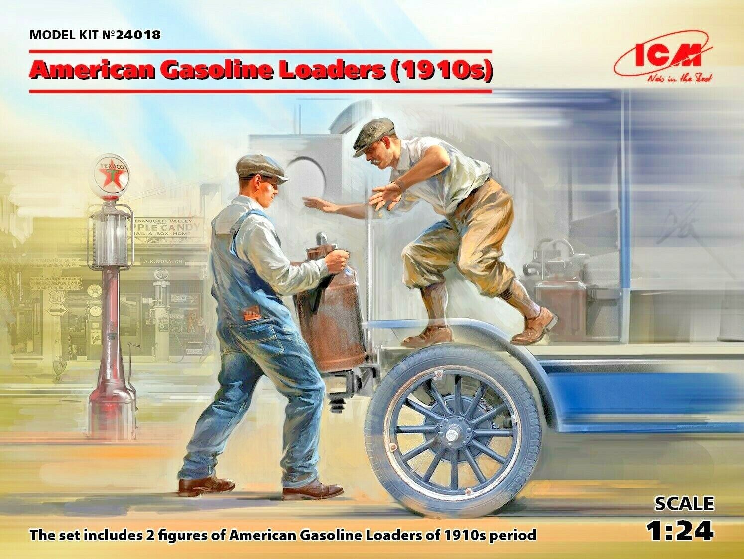 ICM Translated 24018 American Gasoline Loaders 1910s scale 2 OFFicial mail order figures 1 24